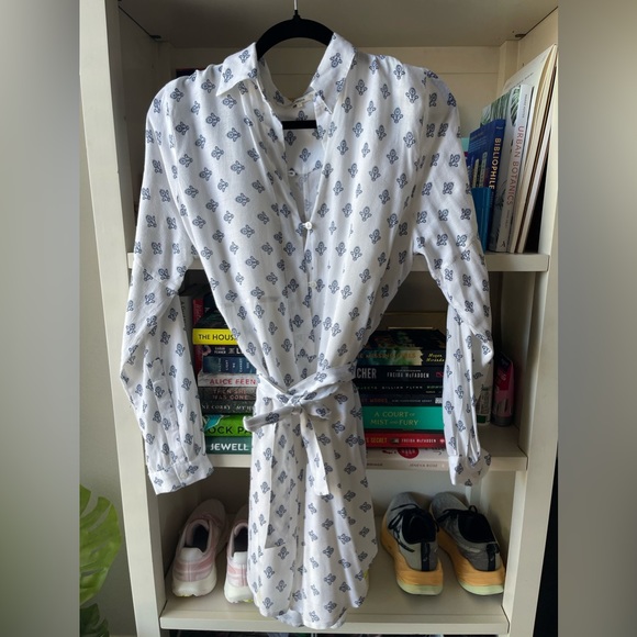 SOLD‼️Tularosa Shirt Dress Tie Waist with Slip Liner - Picture 4 of 6